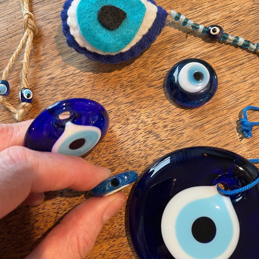 Evil Eye bundle of charms for home or decoration - Picture 2 of 2